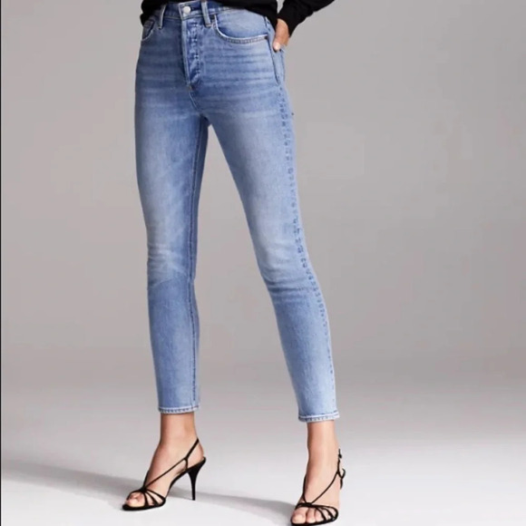 Denim Forum Yoko High Rise Slim Jeans - Picture 1 of 10